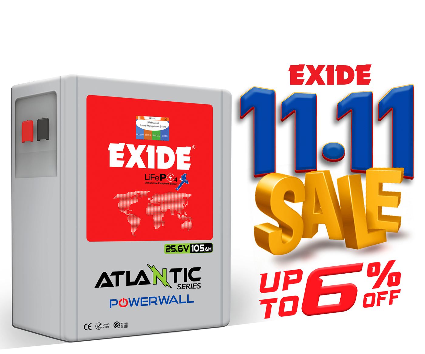 POWERWALL - Atlantic 25.6V 105AH